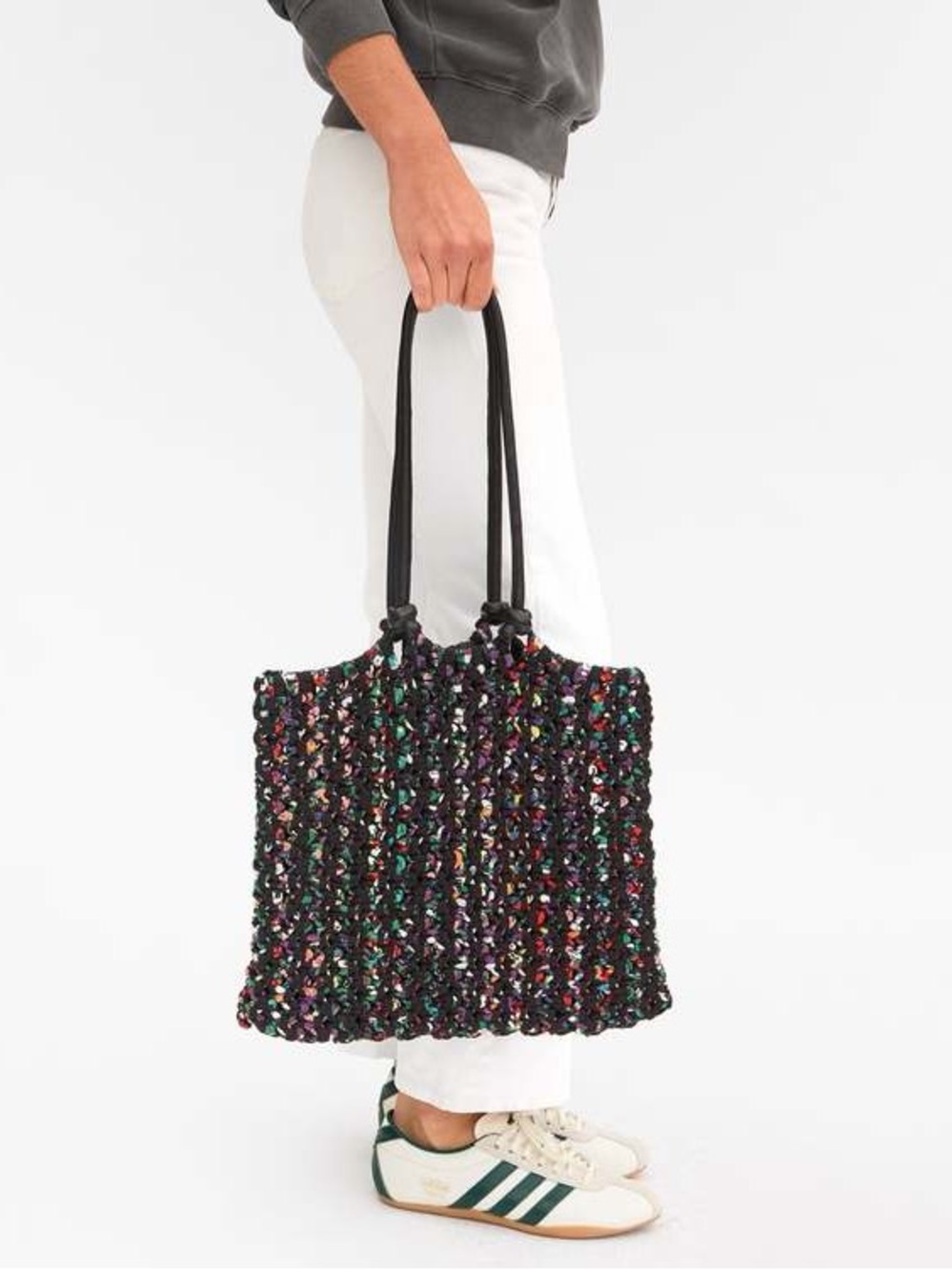 Clare V. Sandy Tote Bag- Black Muti 🖤